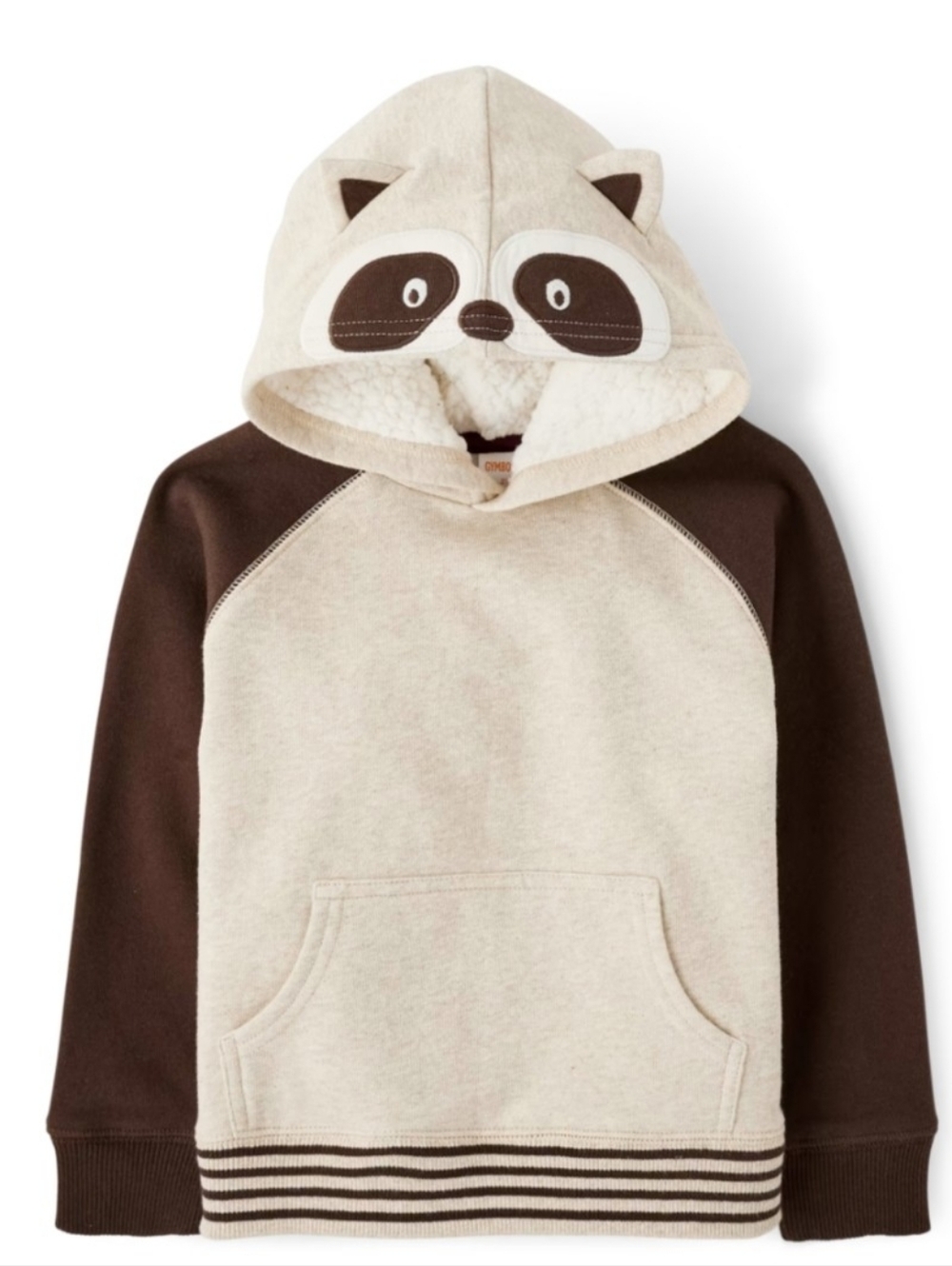 Gymboree Raccoon Hoodie Sweatshirt Size 7